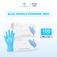 Nitrile Powder Free Examination Glove, Blue (100Pcs/Box)